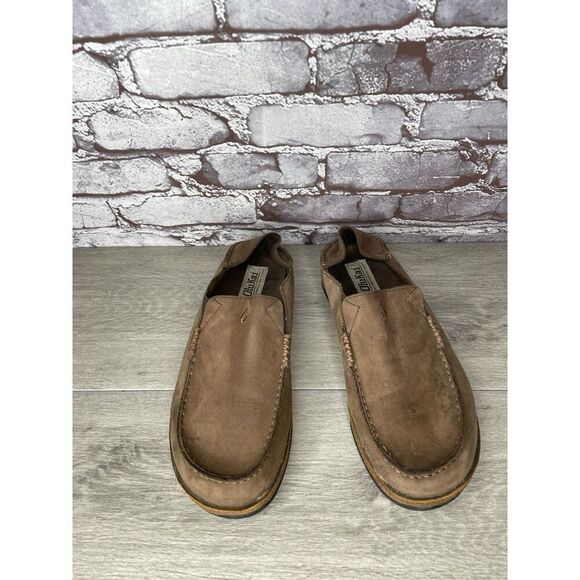 OluKai Moloa Brown Toffee Leather Slip On Loafers Casual Shoes Men Sz 9M US/42EU main image 13
